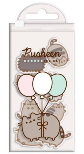 Pusheen cicás mini radír szett tasakban, 8 db/cs