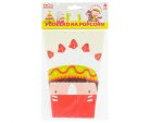 Indián Party papír popcorn doboz 19 cm 4 db-os