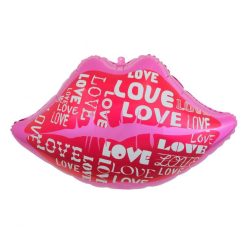 Szerelem Lips fólia lufi 62 cm