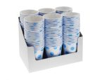 Kék Sky Blue Polka Dots papír pohár 6 db-os 250 ml