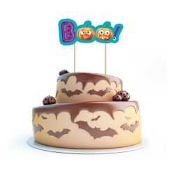 Halloween Boo torta dekoráció 18 cm