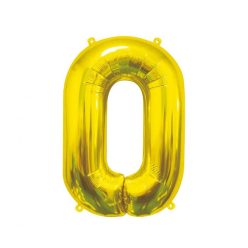 Arany Gold 0-ás szám fólia lufi 85 cm
