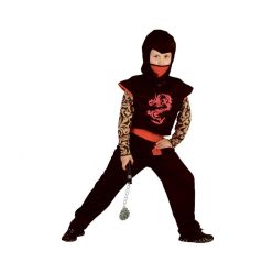 Nindzsa Red Dragon jelmez 120/130 cm