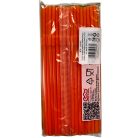 Színes Orange műanyag szívószál 50 db-os