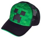 Minecraft baseball sapka, zöld-fekete, Creeper, Astra