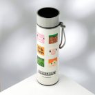 Minecraft mintás rozsdamentes acél thermo palack, digitális hőmérővel, 450 ml, Minecraft Skinek