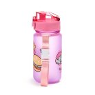 Pusheen cicás kulacs, 350ml, ínyenc Pusheen macska, rózsaszín
