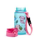 Axolotl kulacs, 350ml, kék-rózsaszín