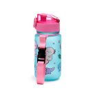 Axolotl kulacs, 350ml, kék-rózsaszín