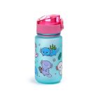 Axolotl kulacs, 350ml, kék-rózsaszín