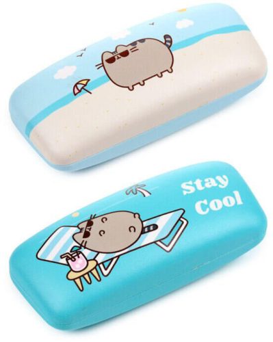 Pusheen cicás szemüvegtok, 16x6x5cm, kétféle változat