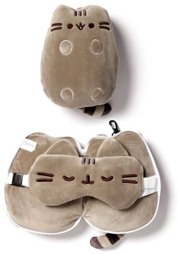 Pusheen cicás utazópárna szemmaszkkal, Relaxeazzz