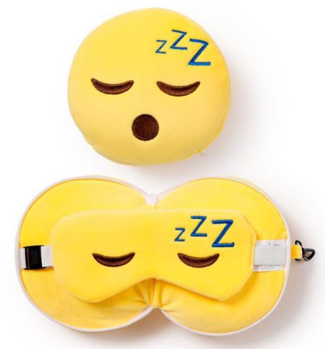 Smiley utazópárna szemmaszkkal, Relaxeazzz, Snoozie, alvó fejecske