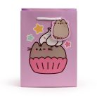 Pusheen cicás ajándéktáska, 23x17x9cm, közepes, muffin