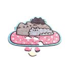 Pusheen cicás puzzle, 130 db-os, fa