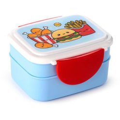   Foodiemals ételhordó, uzsonnás doboz szett, evőeszközökkel
