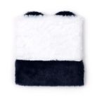 Pandás napló, 16x15cm, plüss borítóval, vonalas, Susu, a panda