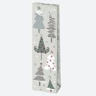 Karácsony Patterned papír italtáska 12x40x9 cm