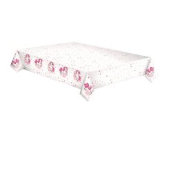 Unikornis Pink Heart papír asztalterítő 120x180 cm