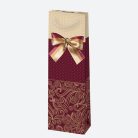 Színes Bow papír italtáska 10,5x33x8,5 cm