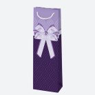Színes Bow papír italtáska 10,5x33x8,5 cm