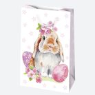 Húsvét Bunny papír ajándéktasak, ajándékzacskó 16x24x7 cm