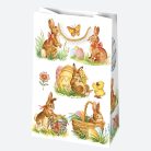 Húsvét Bunny papír ajándéktasak, ajándékzacskó 16x24x7 cm