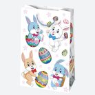 Húsvét Bunny papír ajándéktasak, ajándékzacskó 16x24x7 cm