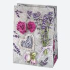 Levendula Vase papír ajándéktasak, ajándékzacskó 23x32x11 cm