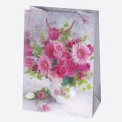 Virág Bouquet papír ajándéktasak, ajándékzacskó 23x32x11 cm