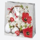 Húsvét Spring papír ajándéktasak, ajándékzacskó 15,5x15,5x8 cm