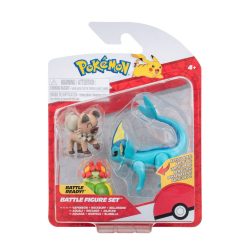   Pokémon 3 db-os figura csomag -  Rockruff, Bellossom, Vaporeon