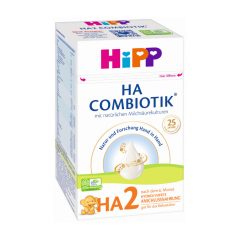   Hipp HA2 Combiotik tajalapú anyatej-kiegészítő tápszer fehérjehidrolizátumból 6 hó+ (600 g)