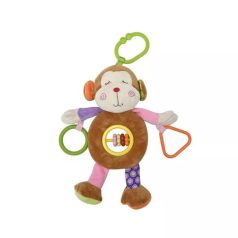 Lorelli Toys Plüss majom csörgőjáték
