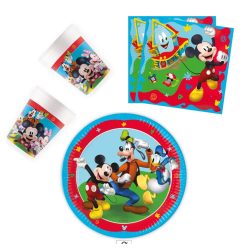   Disney Mickey Rock the House party szett 36 db-os 23 cm-es tányérral