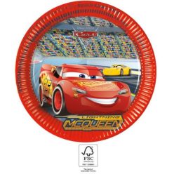 Disney Verdák Arena Race papírtányér 8 db-os 23 cm FSC