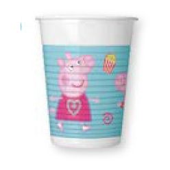 Peppa malac Messy Play műanyag pohár 8 db-os 200 ml