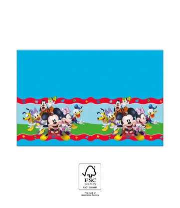 Disney Mickey Rock the House papír asztalterítő 120x180 cm FSC