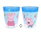 Peppa malac Messy Play micro prémium műanyag pohár 250 ml