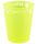 Yellow Fluorescent, Sárga micro prémium műanyag pohár 250 ml