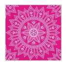 Mandala Fuchsia White szalvéta 20 db-os, 33x33 cm FSC
