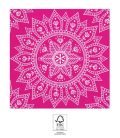 Mandala Fuchsia White szalvéta 20 db-os, 33x33 cm FSC