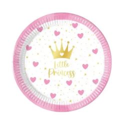 Hercegnők Little Princess papírtányér 8 db-os 20 cm FSC