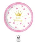 Hercegnők Little Princess papírtányér 8 db-os 20 cm FSC