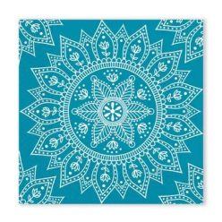 Mandala Petrol White szalvéta 20 db-os, 33x33 cm FSC