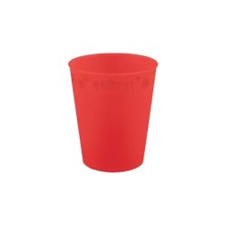 Piros Bright red micro prémium műanyag pohár 250 ml