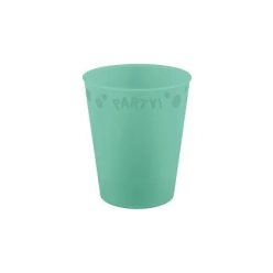 Zöld Pastel Mint micro prémium műanyag pohár 250 ml