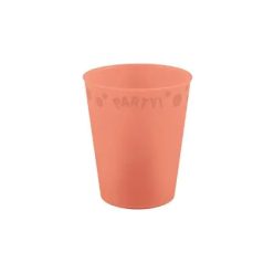   Lazacszín Pastel Salmon micro prémium műanyag pohár 250 ml