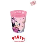 Disney Minnie Junior micro prémium műanyag pohár szett 4 db-os 250 ml