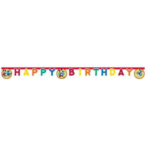 Disney Mickey Jump Into Fun Happy Birthday felirat FSC 2 m